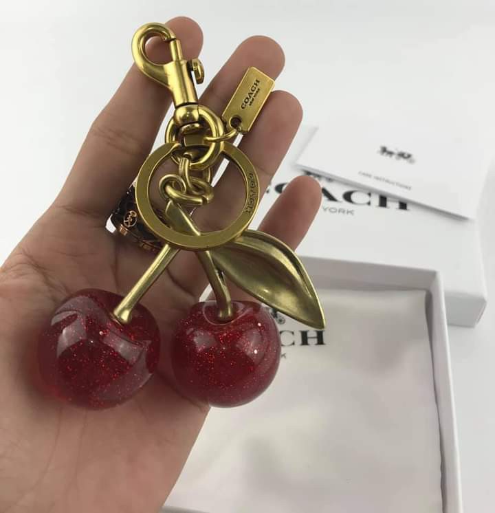 Coach Cherry Bag Charm