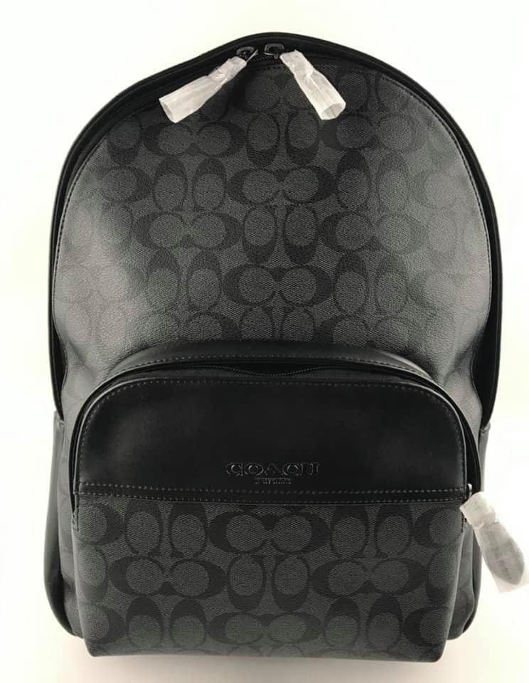 coach canvas backpack