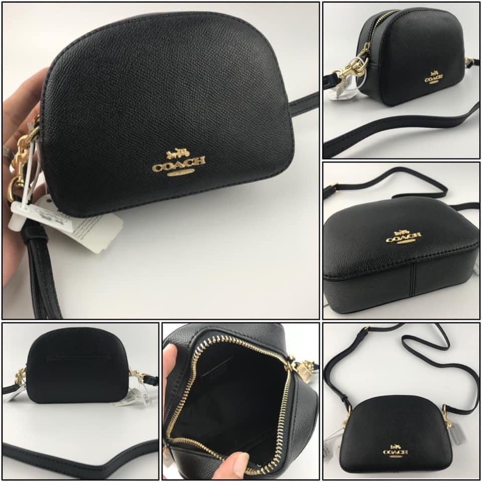 Coach Mini Serena Crossbody in Black, Women's Fashion, Bags & Wallets