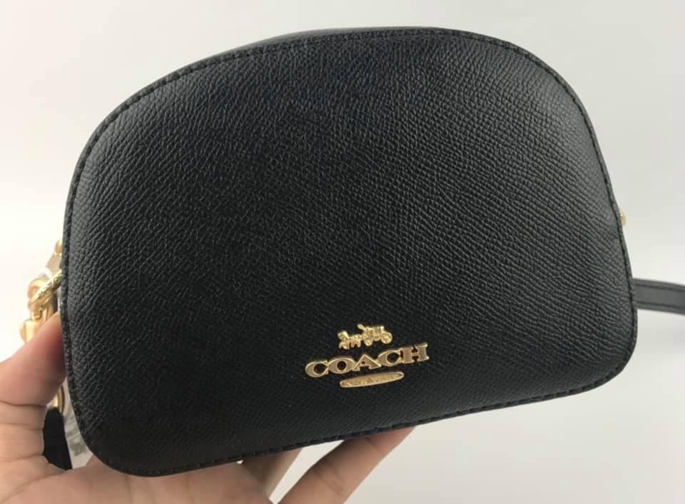 Coach Mini Serena Crossbody in Black, Women's Fashion, Bags & Wallets