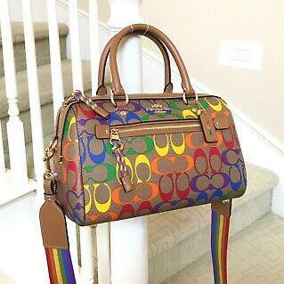 Coach outlet best sale rainbow purse