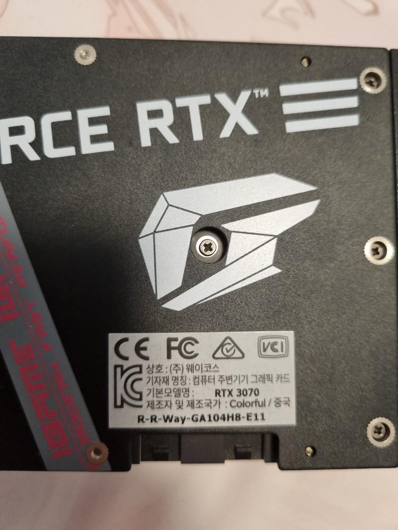 Colourful RTX 3070 OC, Computers & Tech, Desktops on Carousell