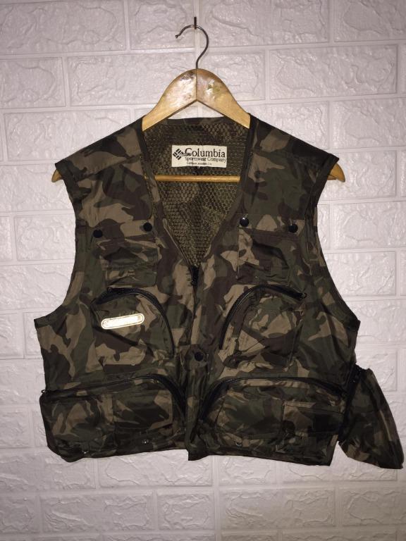 columbia vest camo Men s Fashion Tops Sets Vests on Carousell