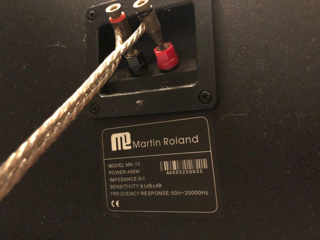 Complete Martin Roland Karaoke Set. Amplifier + speakers + Wireless ...