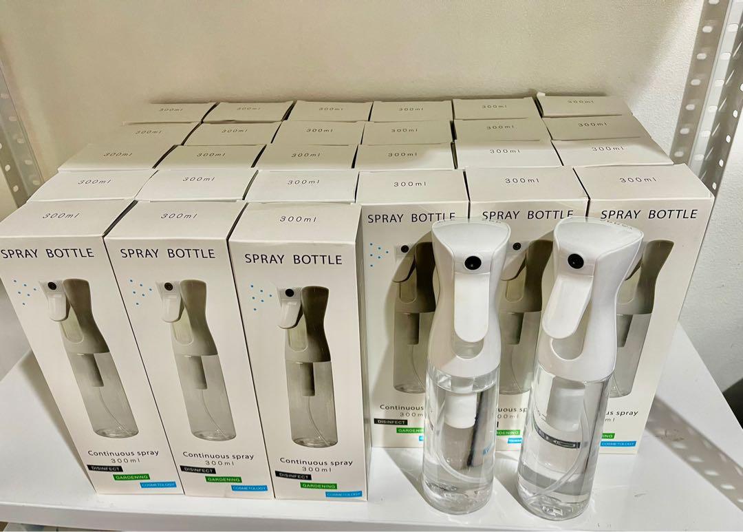 Continuous Spray Bottle (Category: Health Monitors & Weighing Scales) located in Makati City. Submitted by johnolive (Listing ID 1106884959, Image 3). Description: 300ml clear bottle white.