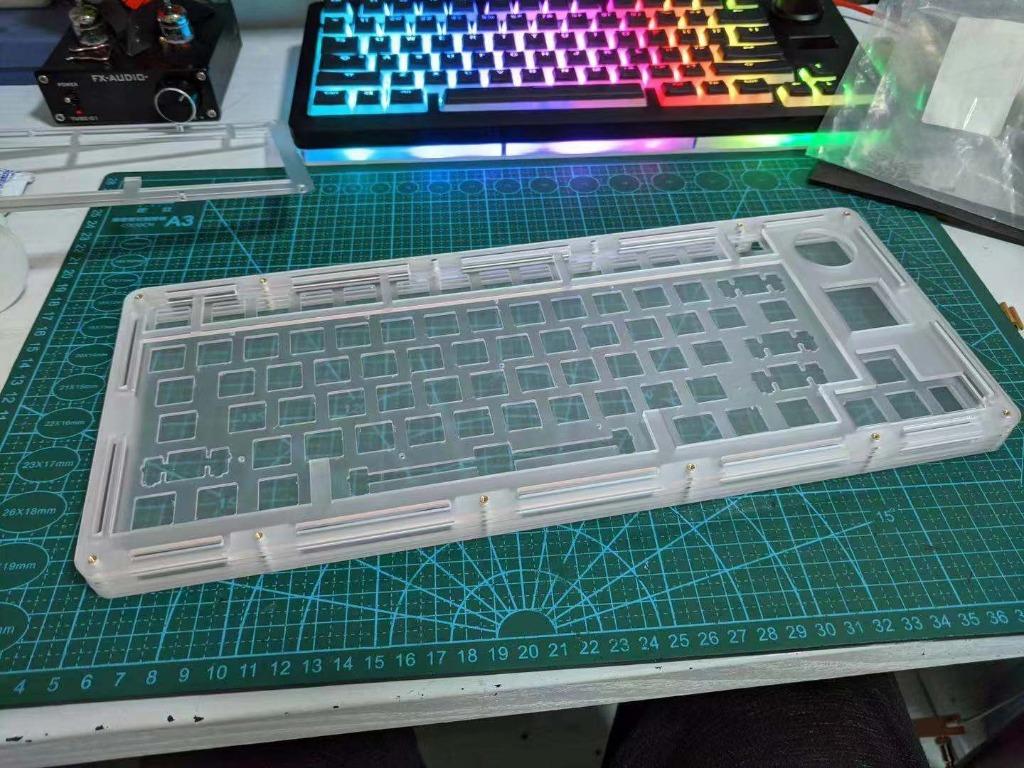 Custom Acrylic Stack Keyboard Case and Mounting Plate, Computers & Tech ...