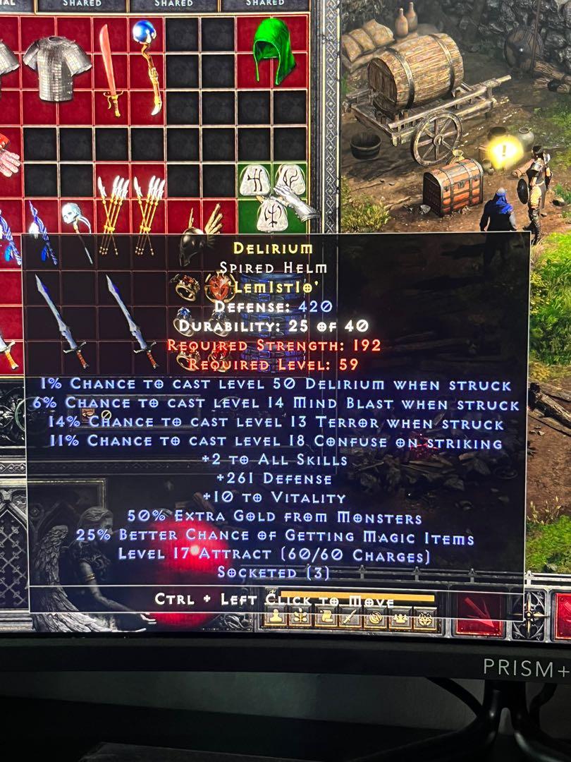 Delirium spired helm, Video Gaming, Gaming Accessories, InGame