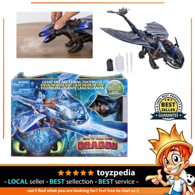 Giant fire breathing toothless hidden world cheap