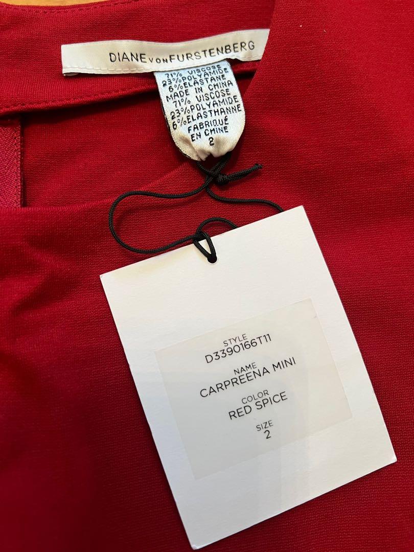 DVF Diane Von Furstenberg Carpreena Mini Dress Size 2
