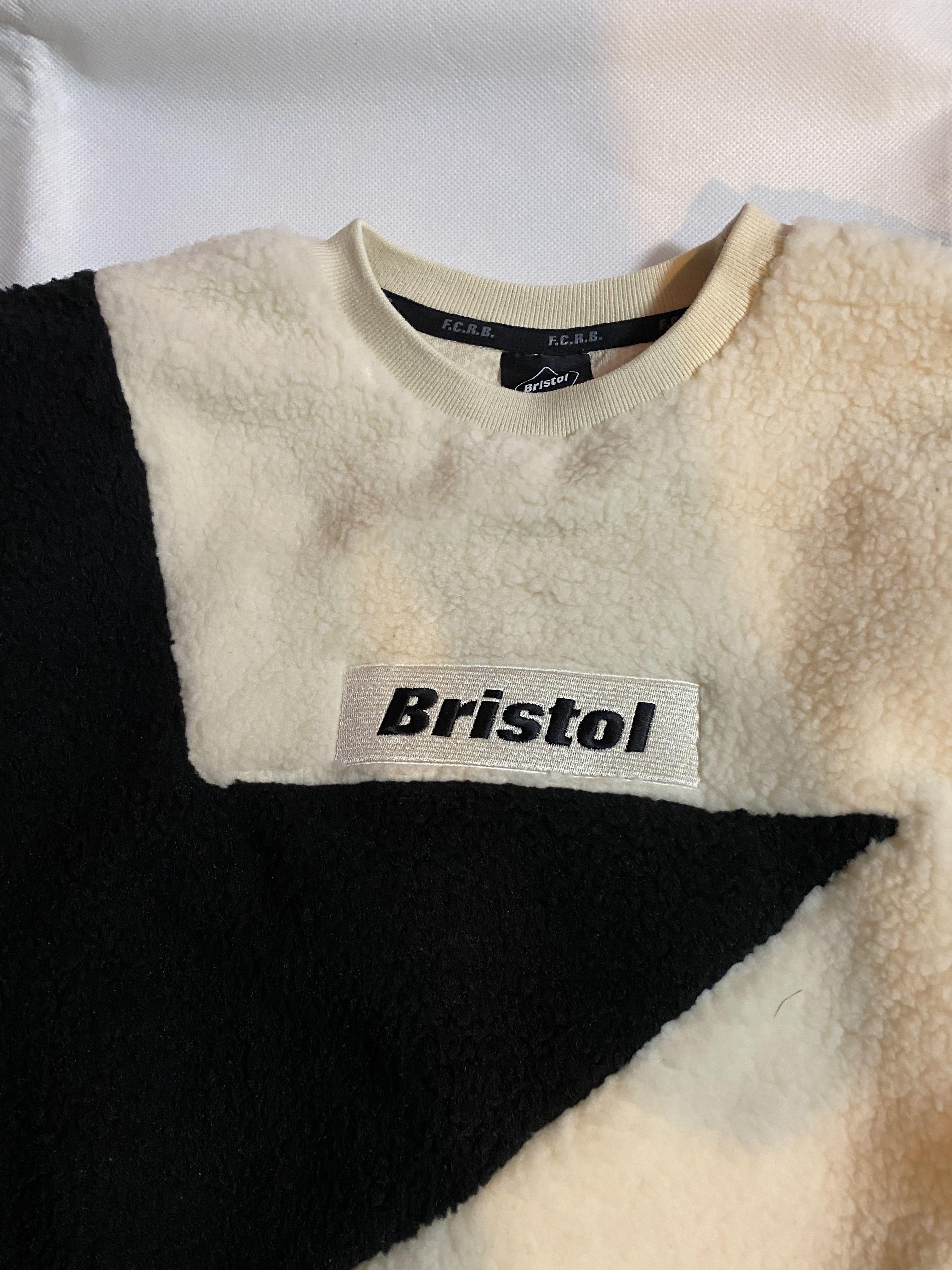 F.C.Real Bristol BOA FLEECE BIG STAR CREWNECK TOP, 男裝, 上身及