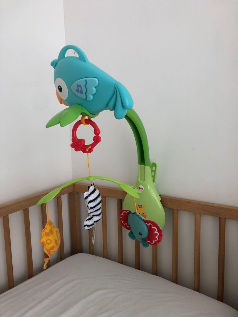 Fisher Price Cot Mobile, Babies & Kids, Infant Playtime on Carousell