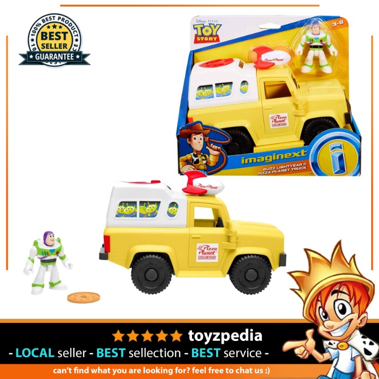 Imaginext toy story buzz 2025 lightyear and pizza planet truck
