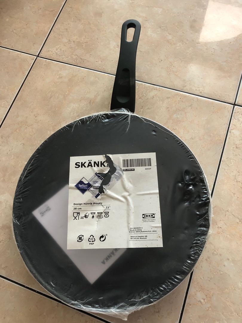 Fry pan teflon IKEA 28cm, Kitchen & Appliances di Carousell