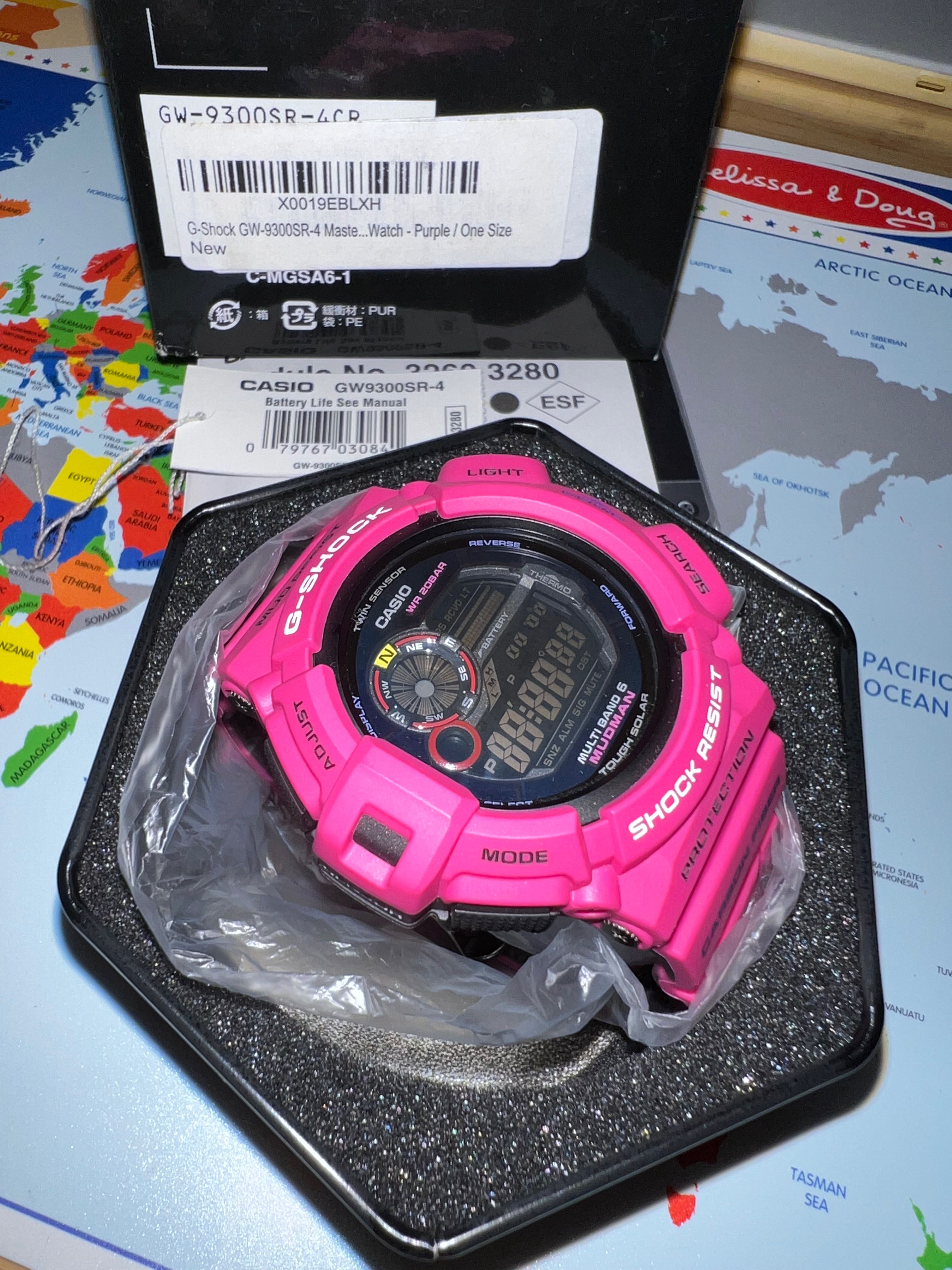 G- Shock GW-9300SR-4JF MEN IN SUNRISE PURPLE MUDMAN, Men's