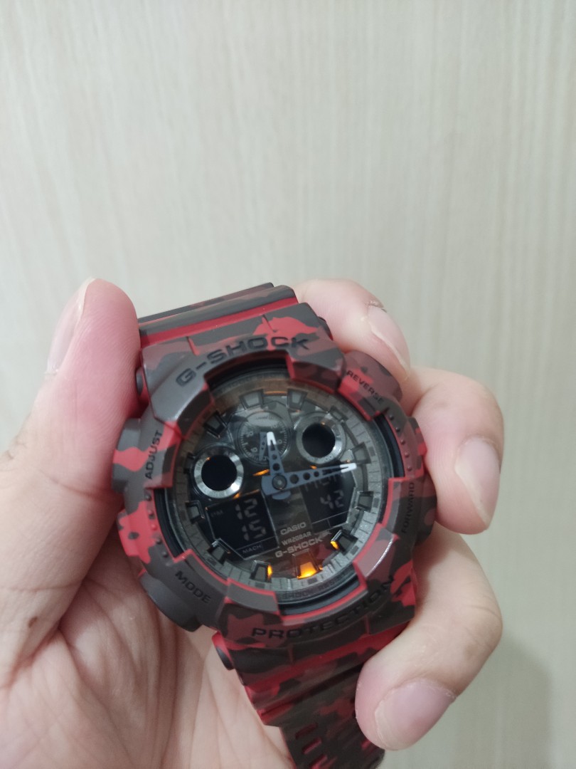 G Shock 5081 GA 100CM Camo red