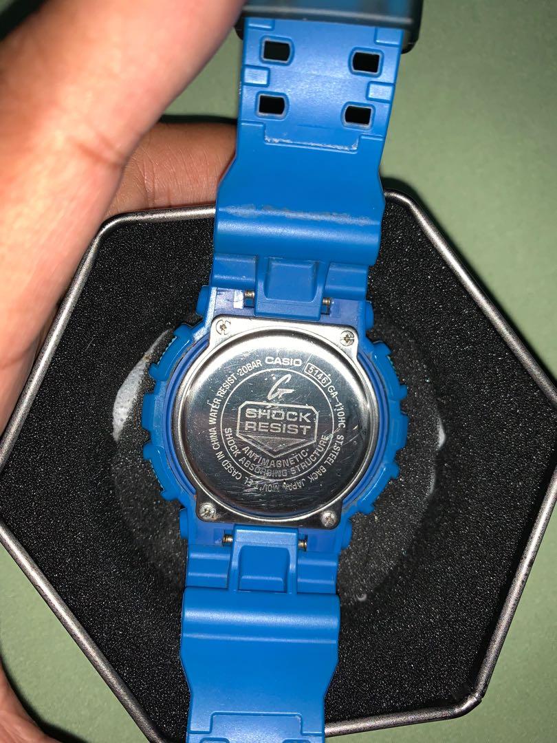 G SHOCK GA 110 HYPER BLUE Men s Fashion Watches Accessories