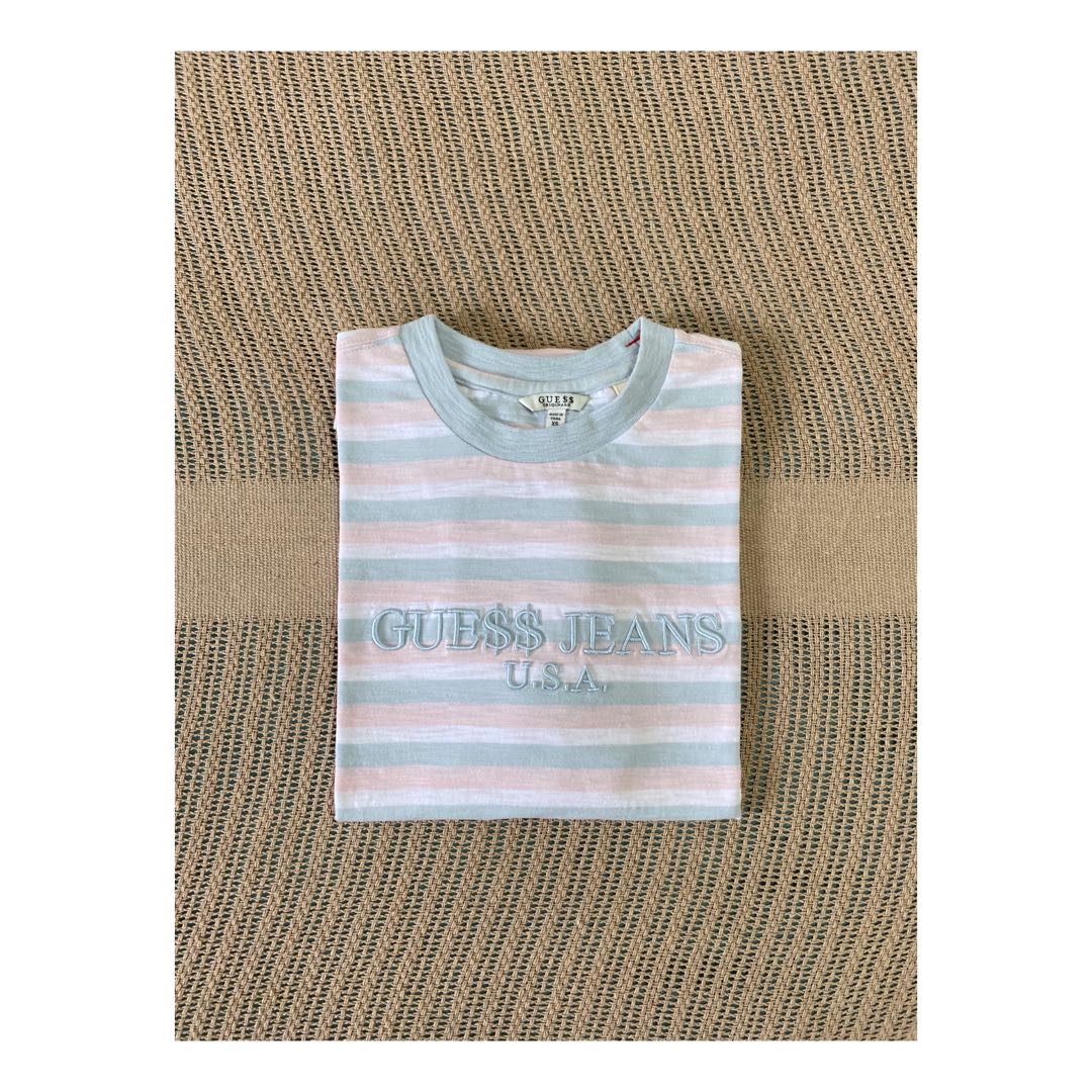 Meyella Gøre klart spurv Guess Asap Rocky cotton candy tee., Men's Fashion, Accessories, Others on  Carousell