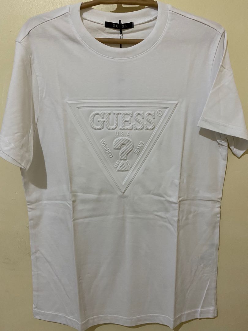 guess white blouse