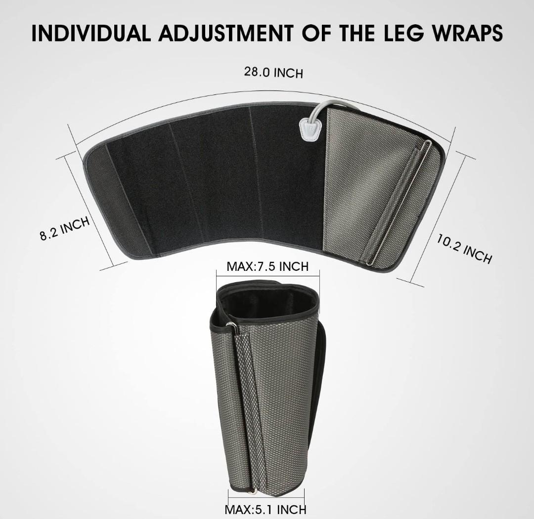 Hangsun Leg Air Massager MC70 Corded/Cordless Air Compression Thigh Leg