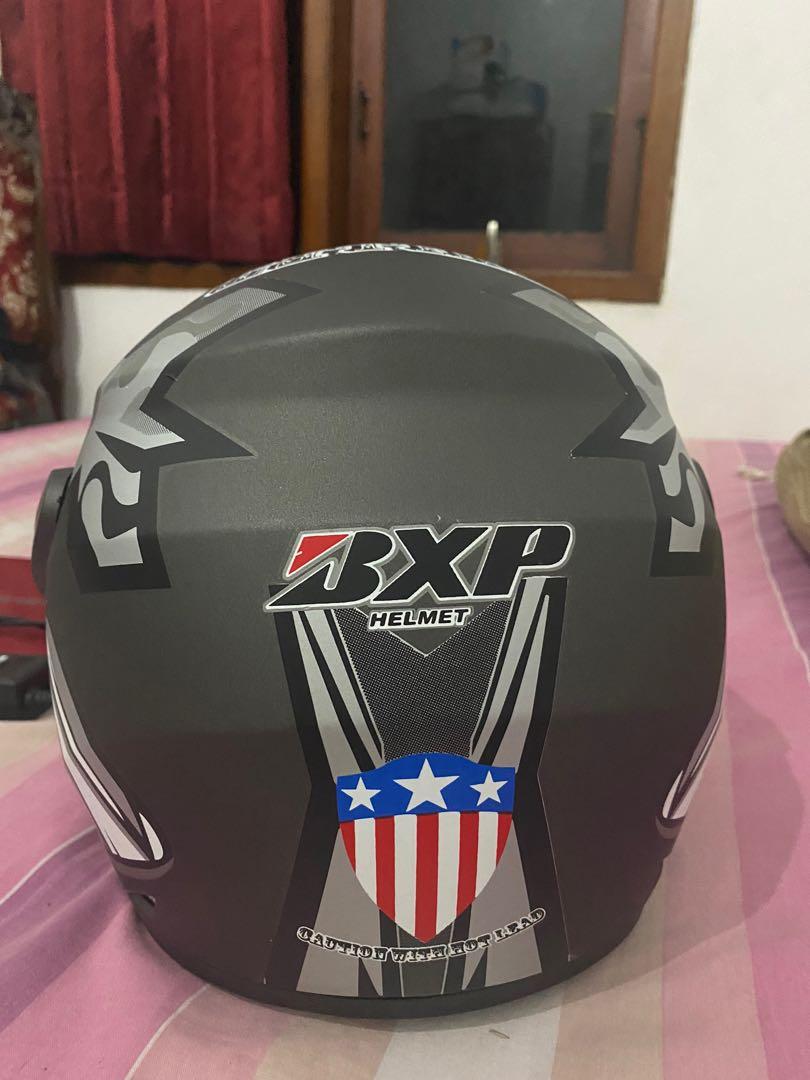 Helm Evo Bullet Abuabu Doff Helem Nuvo Helmet SNI Dewasa Motif 024