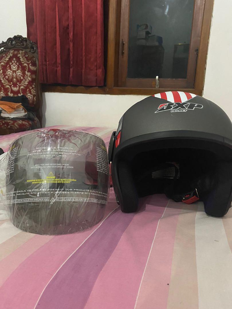 Helm Evo Bullet Abuabu Doff Helem Nuvo Helmet SNI Dewasa Motif 024