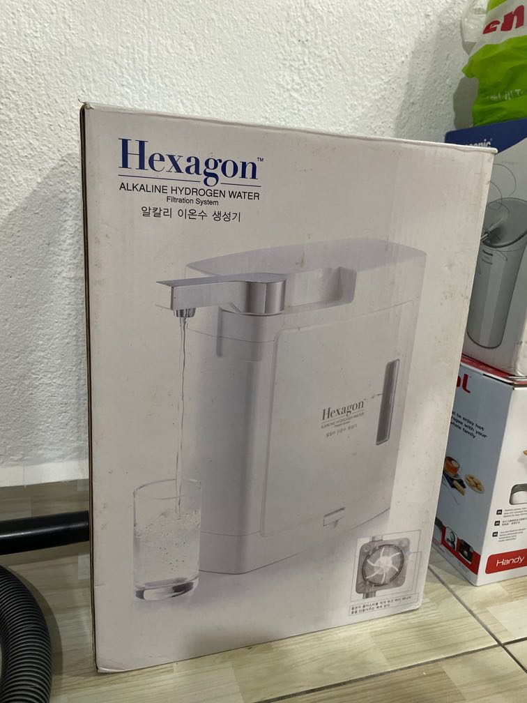 Hexagon alkaline hydrogen water filtration system (1st Gen), TV & Home