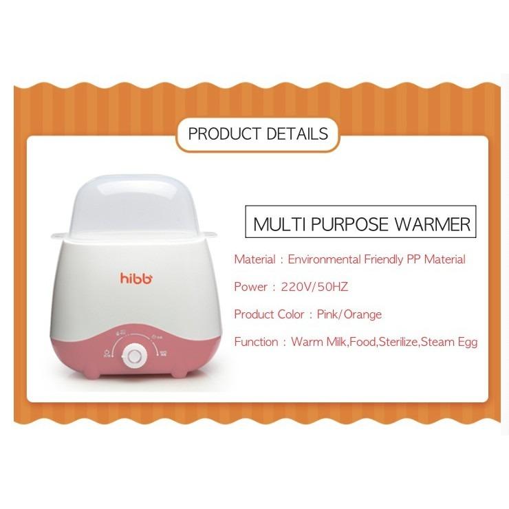 hibb 4 in 1 Baby Milk + Food Warmer + Bottle Sterilizer + Egg Steamer babies bottles breastmilk