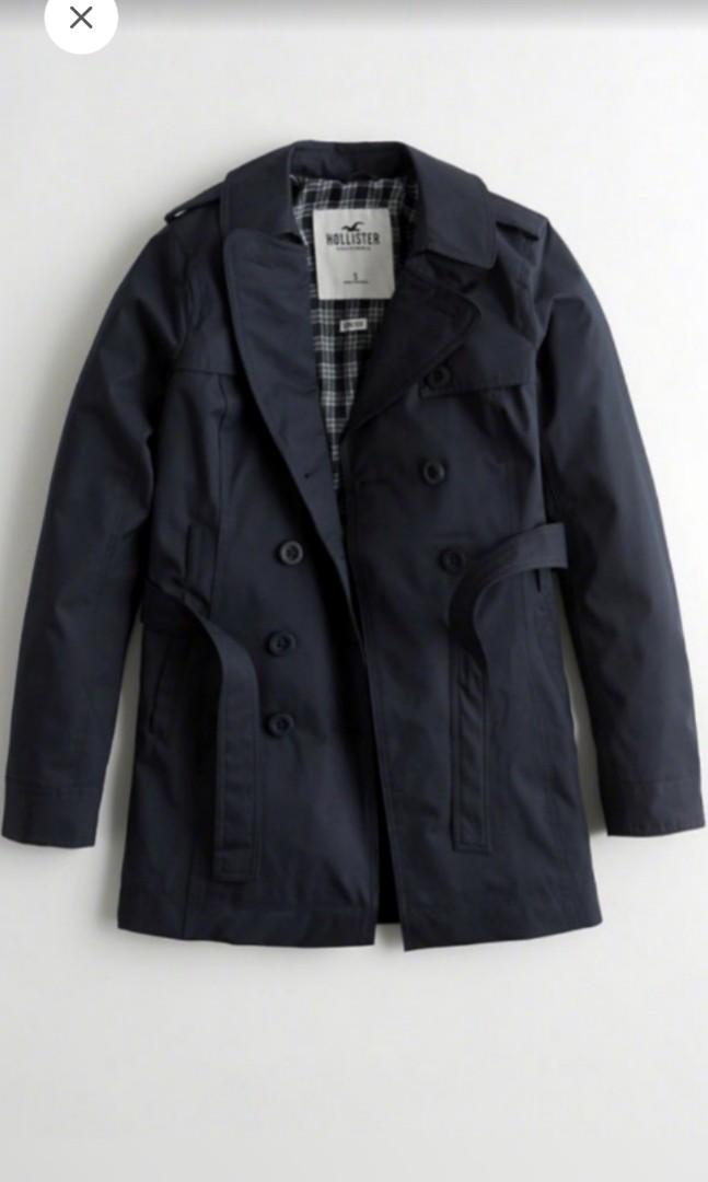Hollister trench coat top