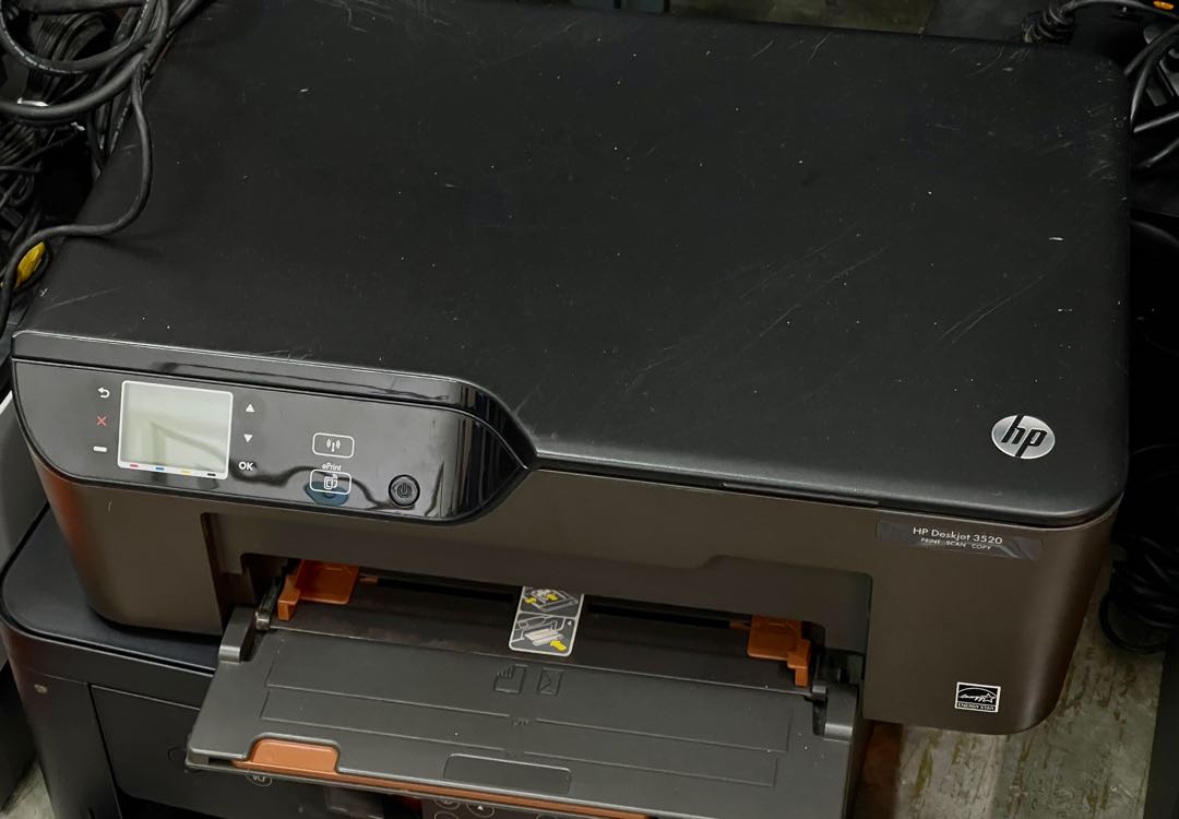 HP DESKJET 3520 Printer 3in1 wifi, Computers \u0026 Tech, Parts \u0026 Accessories,  Networking on Carousell