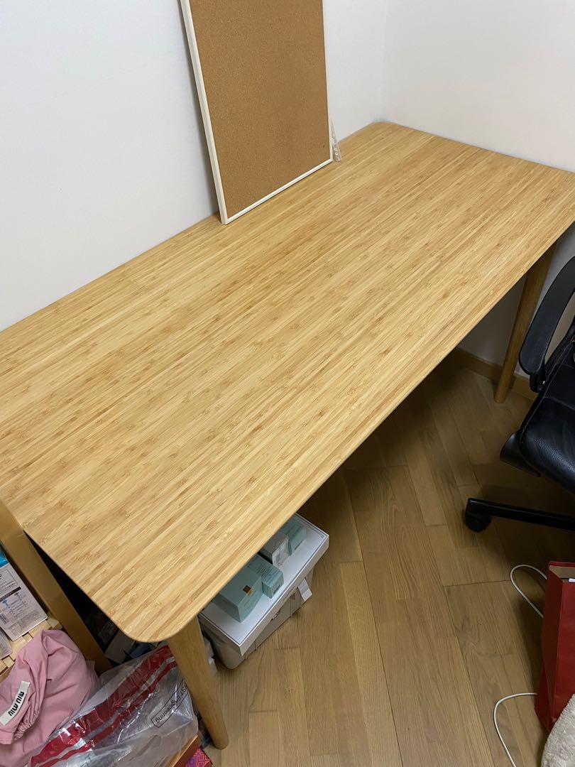 IKEA Bamboo Table, 傢俬＆家居, 傢俬, 桌子 Carousell