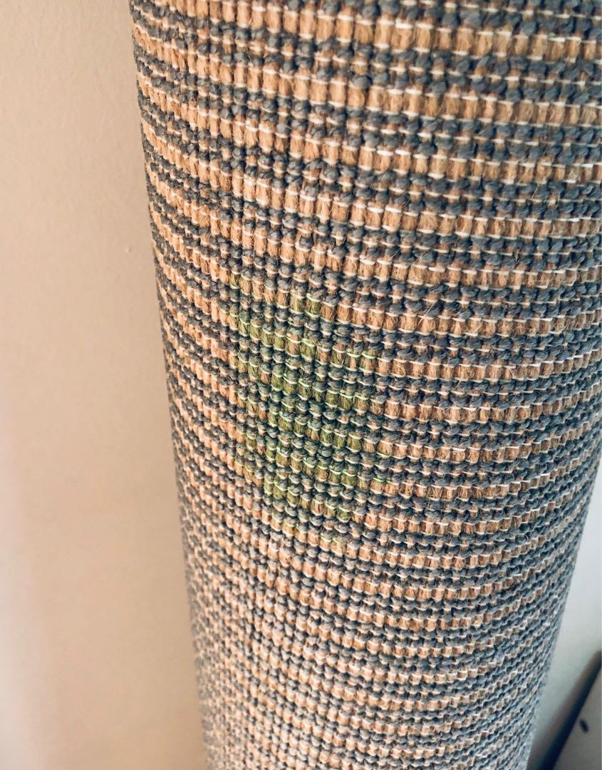 IKEA Hampen high pile rug grey, Furniture & Home Living, Home Decor