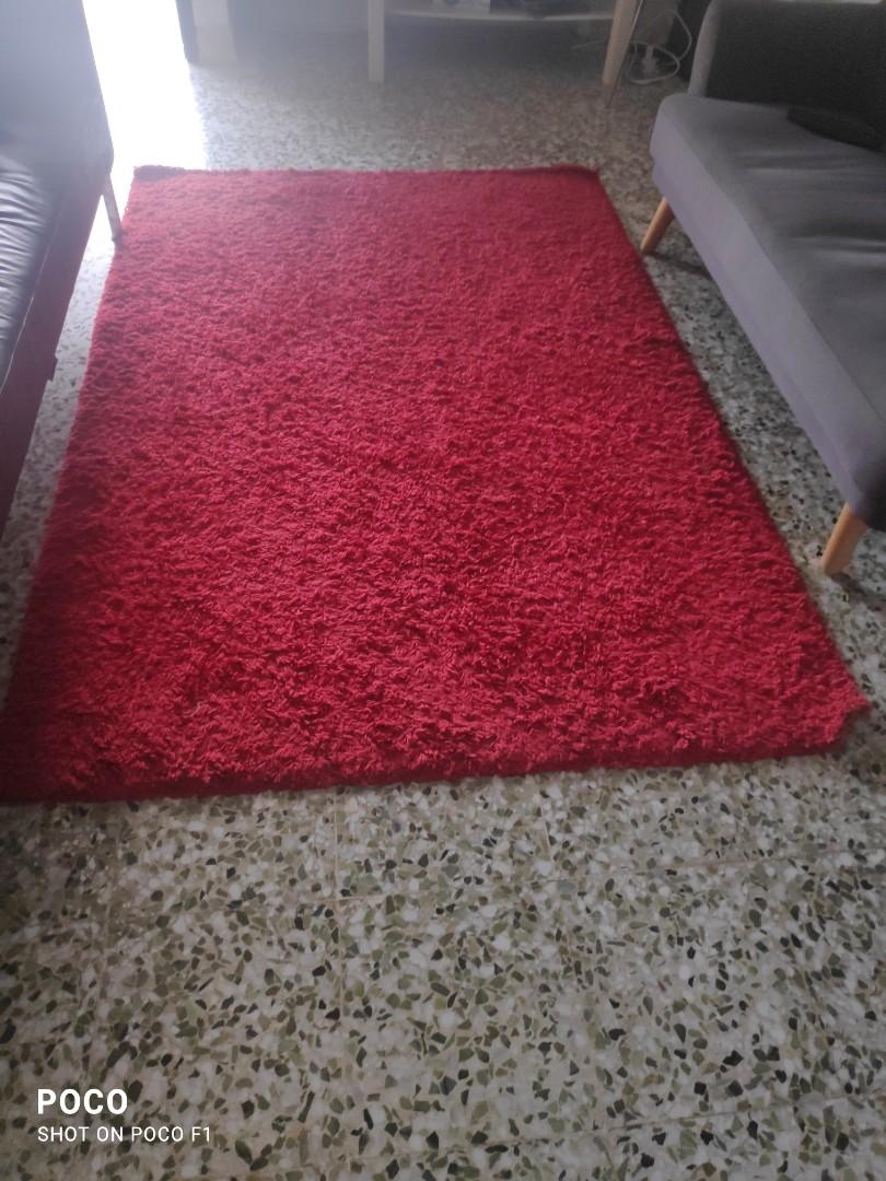 IKEA Red carpet, Furniture & Home Living, Home Decor, Carpets, Mats