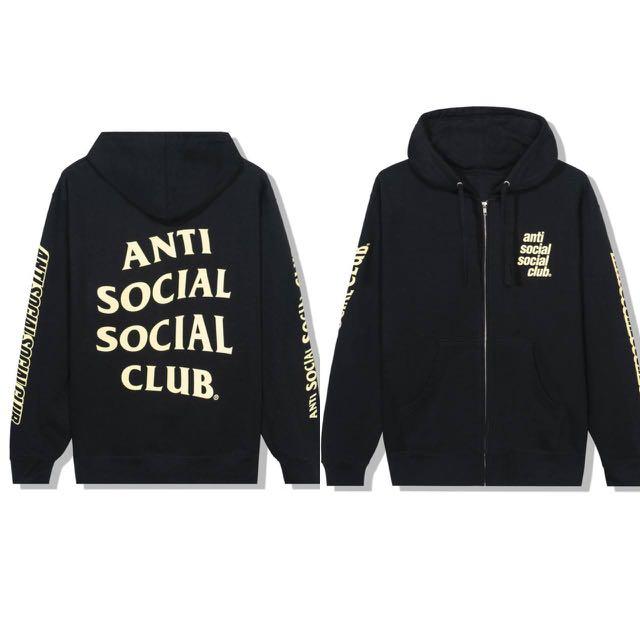 Assc top zip hoodie