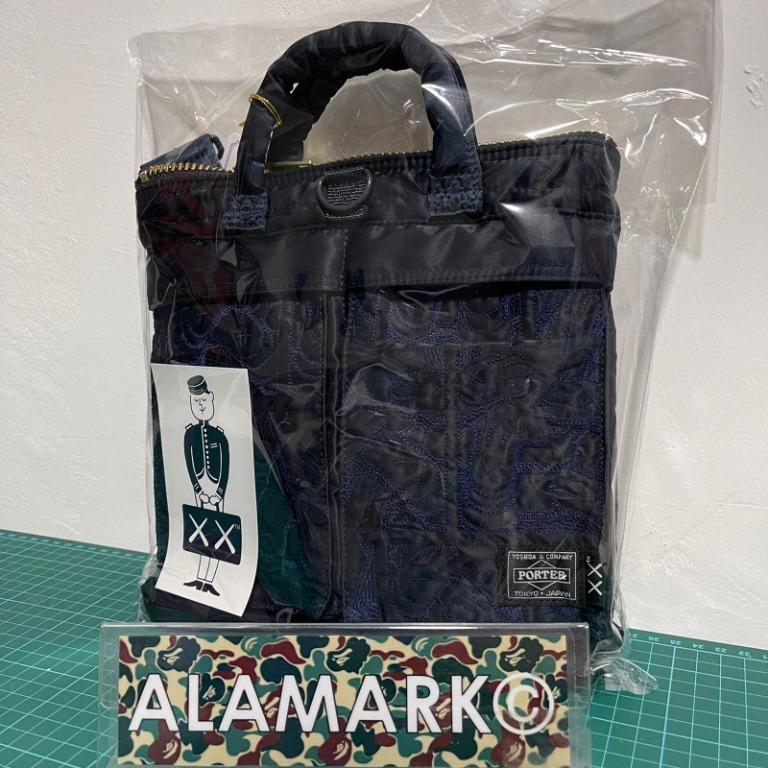 KAWS x Porter 2 Way Helmet Bag, Men's Fashion, Bags, Sling Bags on