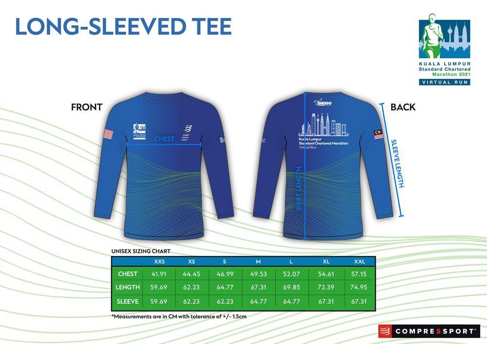 Kuala Lumpur Standard Chartered Marathon 2021 Virtual Run jersey, Men's
