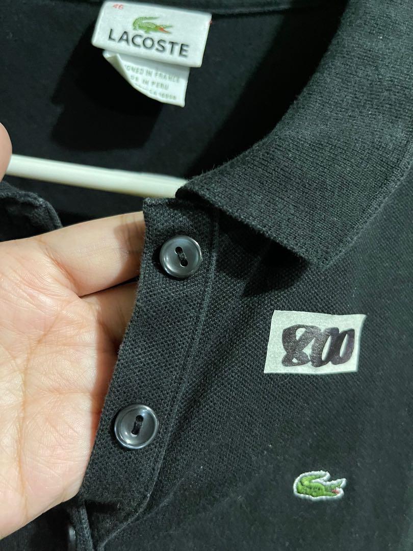 Lacoste Black Polo Shirt, Women's Fashion, Tops, Shirts on Carousell