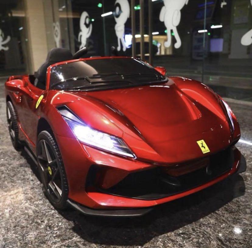Ferrari children's discount electric car