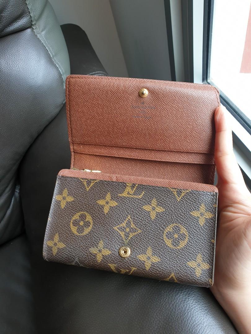 Louis Vuitton LV Classic Monogram Flap Wallet, Luxury, Bags