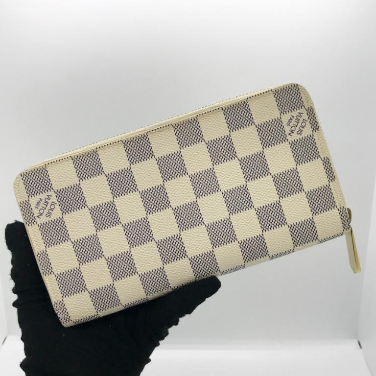 Louis Vuitton Vintage - Damier Azur Zippy Wallet - White Ivory