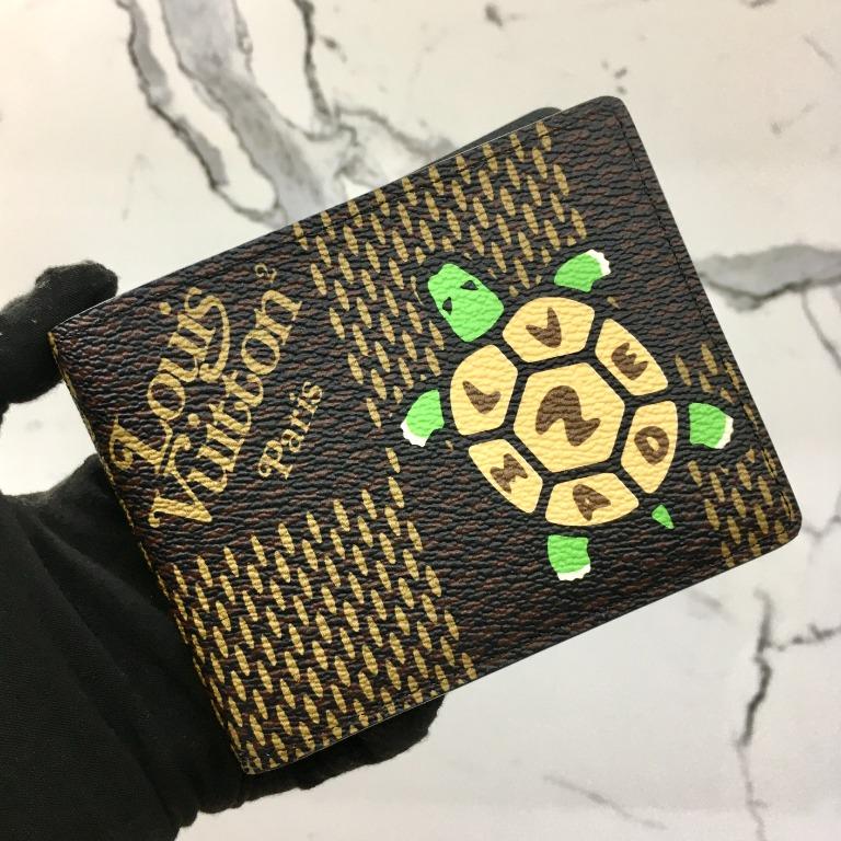 Louis Vuitton Louis Vuitton x Nigo LV 2 Made Turtle Wallet Portemonnaie