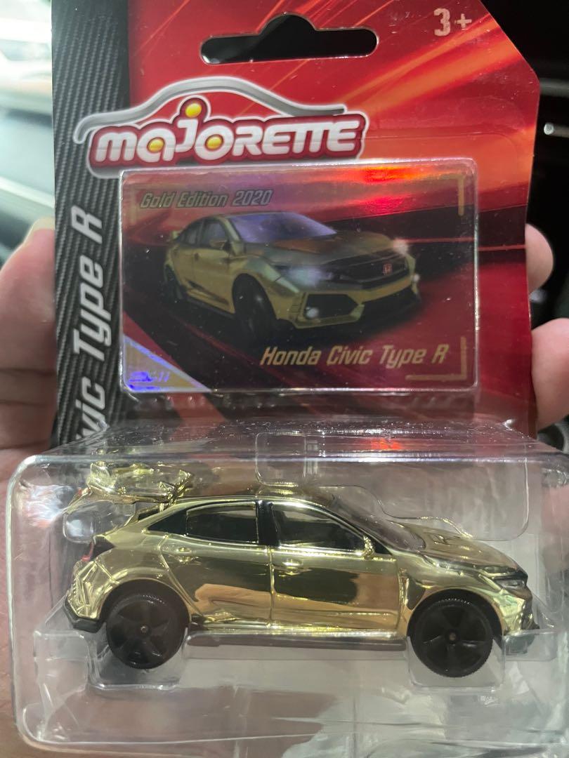 majorette Honda civic type r gold