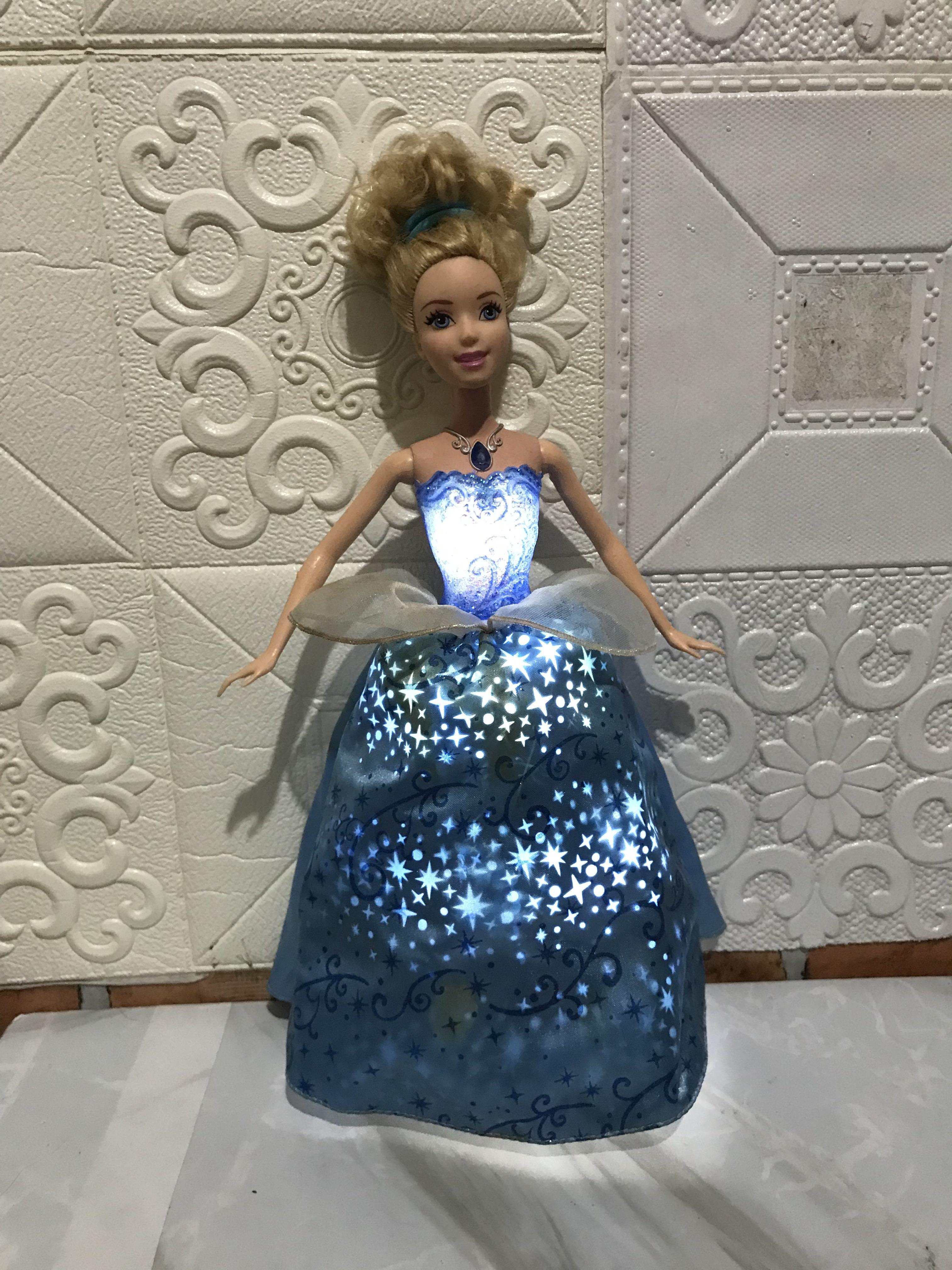 Mattel Disney Cinderella doll swirling lights sounds, Hobbies & Toys, Toys & Games on Carousell