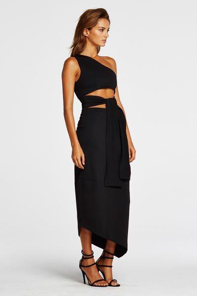 Maurie and eve black one shoulder dress outlet