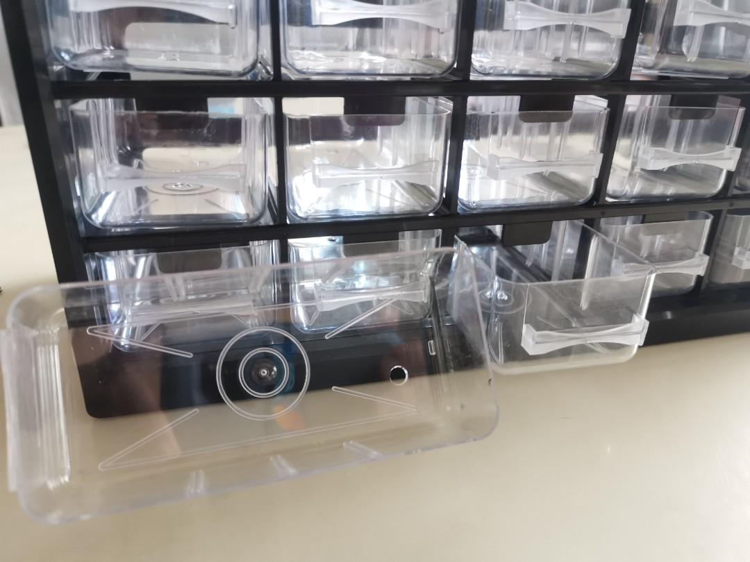 5/10X Mini Plastic Clear Square Storage Box for Collecting Small Items  3.5*3.5Cm