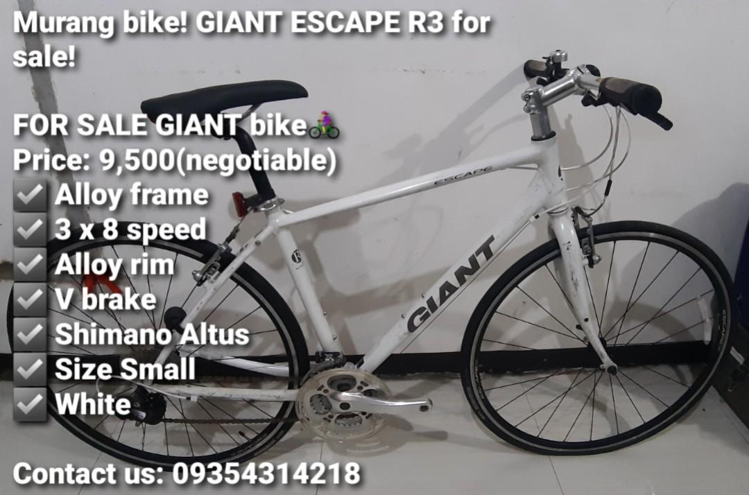 Murang bike! GIANT ESCAPE R3 WHITE 