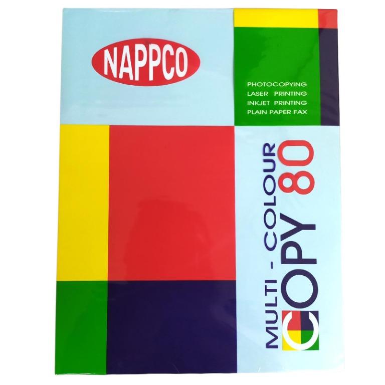 Nappco Multi Color Copy Paper 80 GSM Letter Size Short Sub 24 per ream