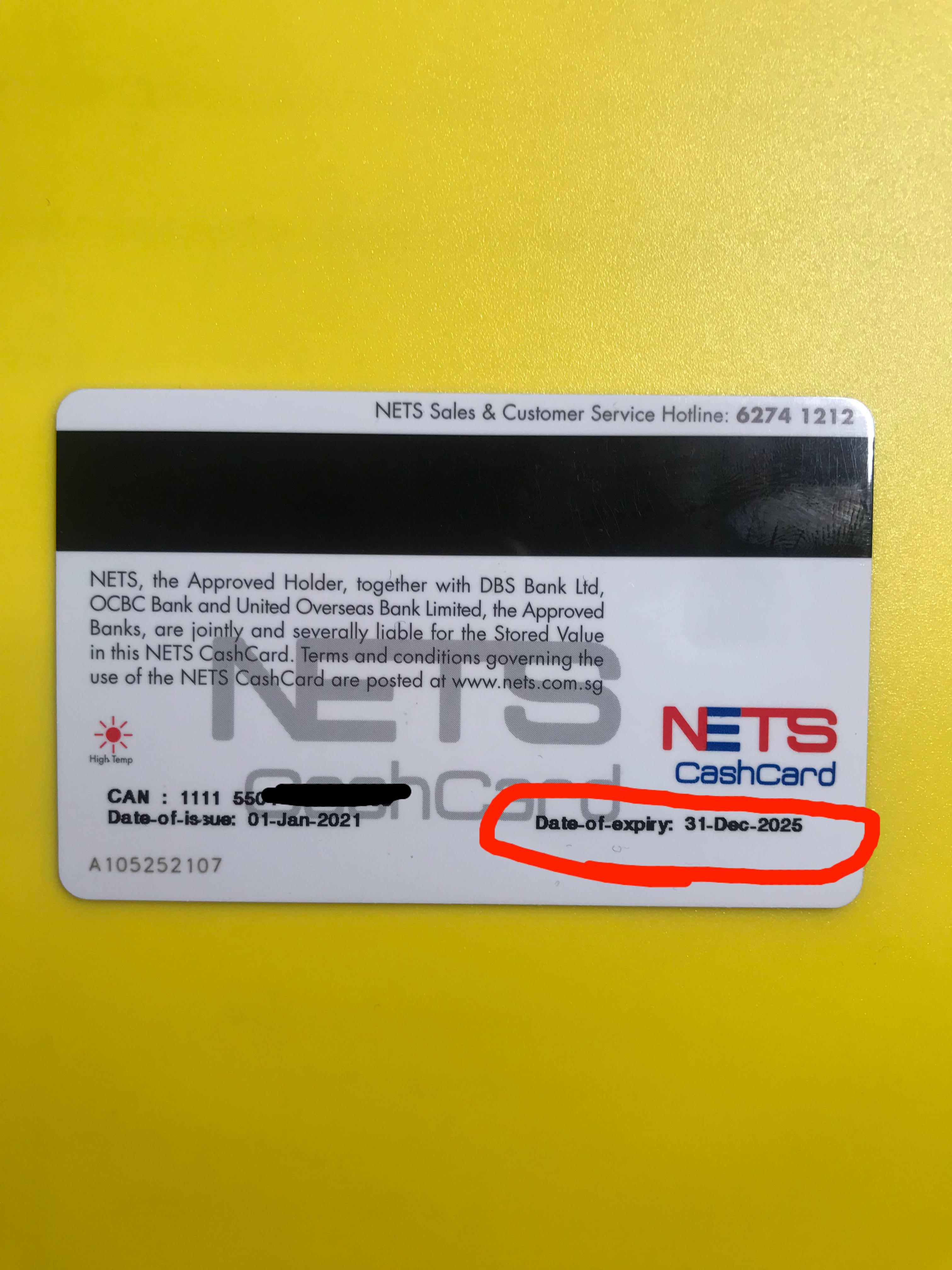 NETS CASHCARD (with chip), Everything Else on Carousell