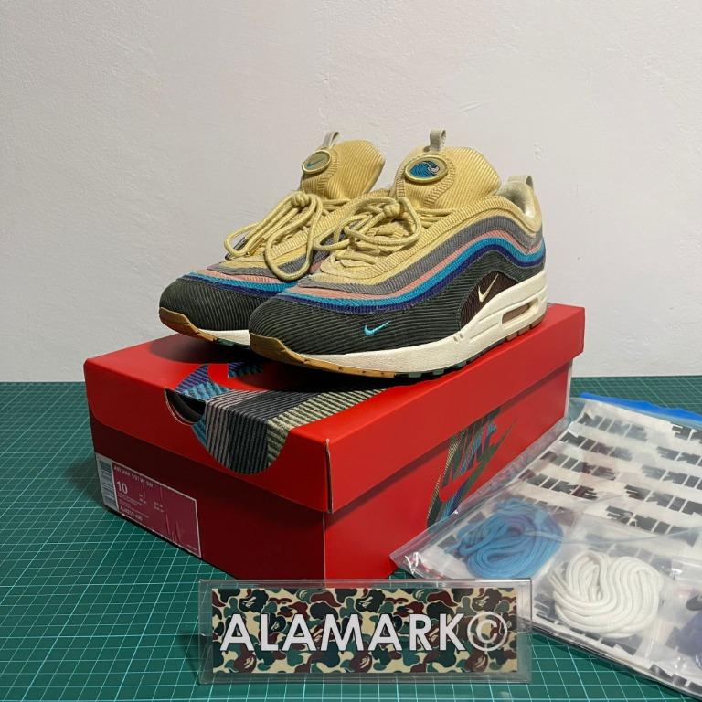 Nike Air Max 1 97 Sean Wotherspoon UK 9 US 10 Men s Fashion Footwear Sneakers on Carousell