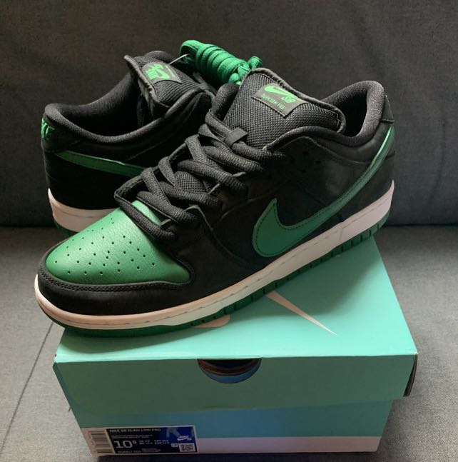 Nike sb dunk low pro j pack black pine green Clearance