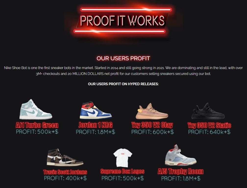 NikeShoeBot NSB Shopify Adidas Sneaker Bot AU UK US Australia Supports All Region